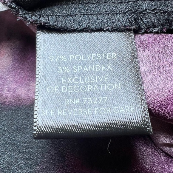 Simply‎ Vera Vera Wang Dress Womens Medium Floral Print High Low Midi Chic Boho - Picture 6 of 13